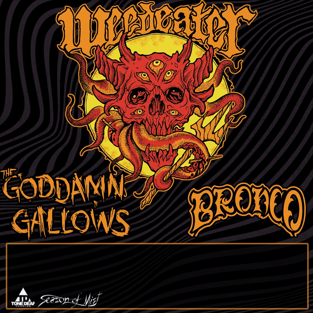 Cover art for WEEDEATER w/ Goddamn Gallows event