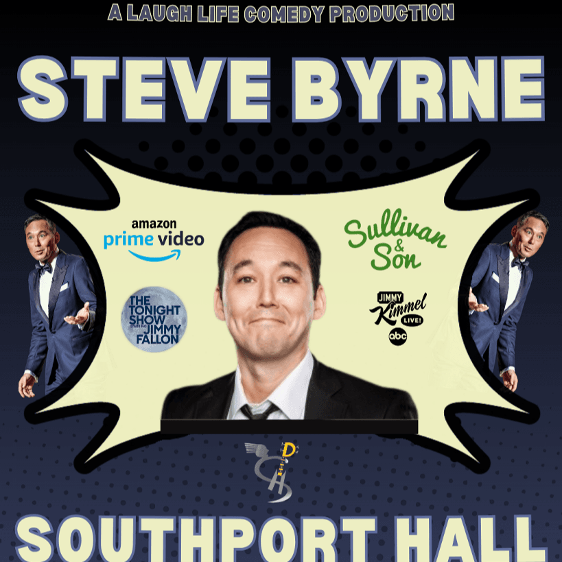 Cover art for TICKETS AT https://laughlife.standuptix.com/ STEVE BYRNE event