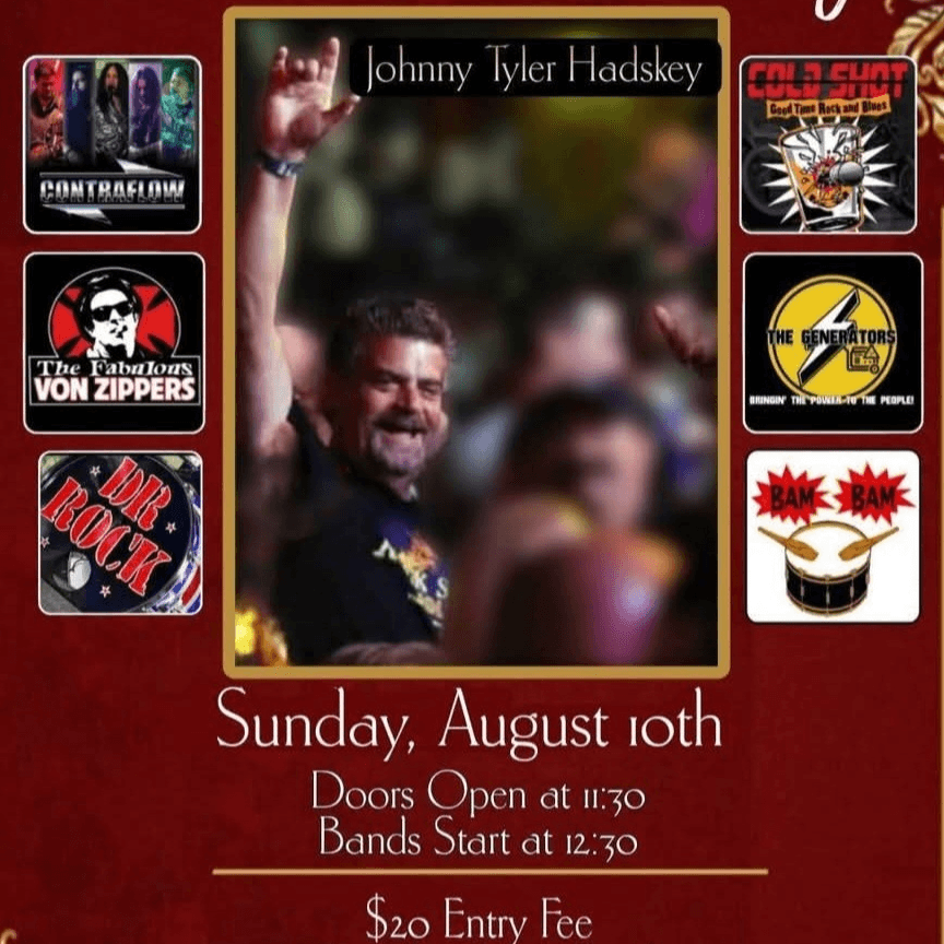 Cover art for ROCK BEATS CANCER : A Tribute to Johnny Tyler event