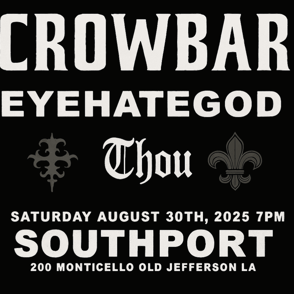 Cover art for CROWBAR - EYEHATEGOD event