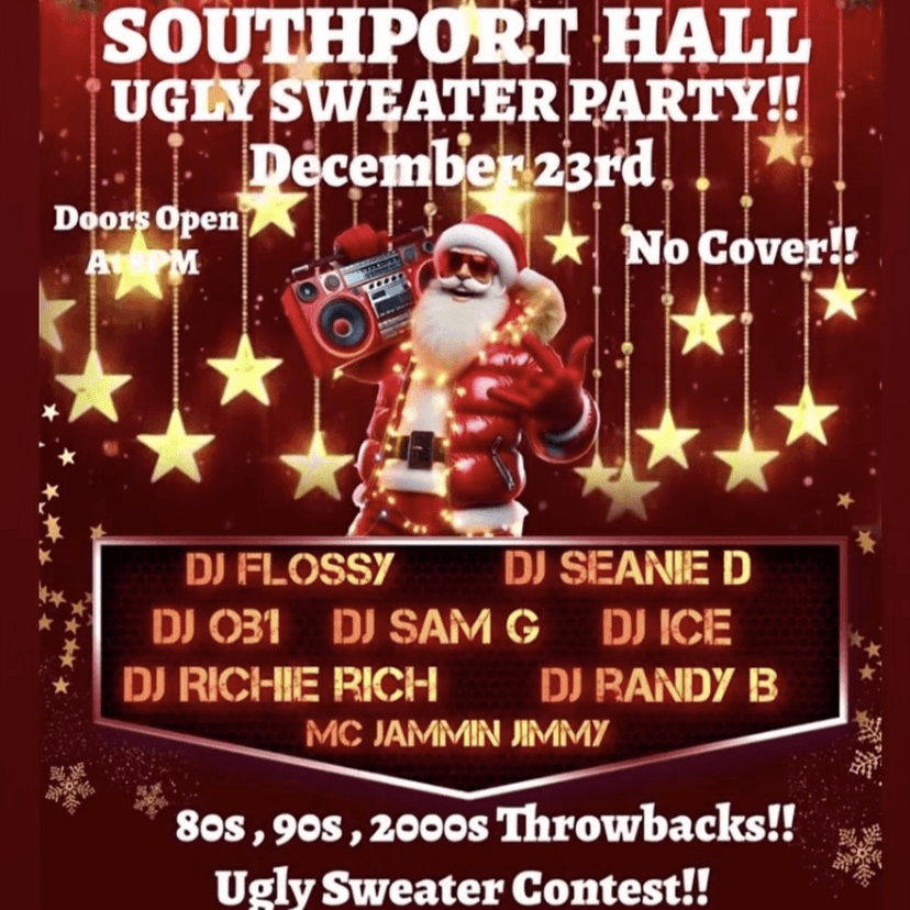 Cover art for 80s, 90s, 2000s Throwback with Ugly Sweater Contest! event