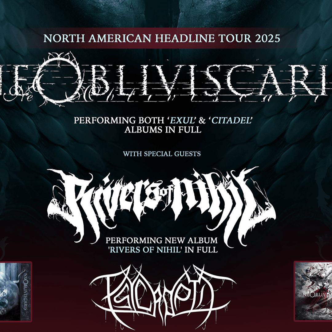 Cover art for NE OBLIVISCARIS w/ guest RIVERS OF NIHIL   event