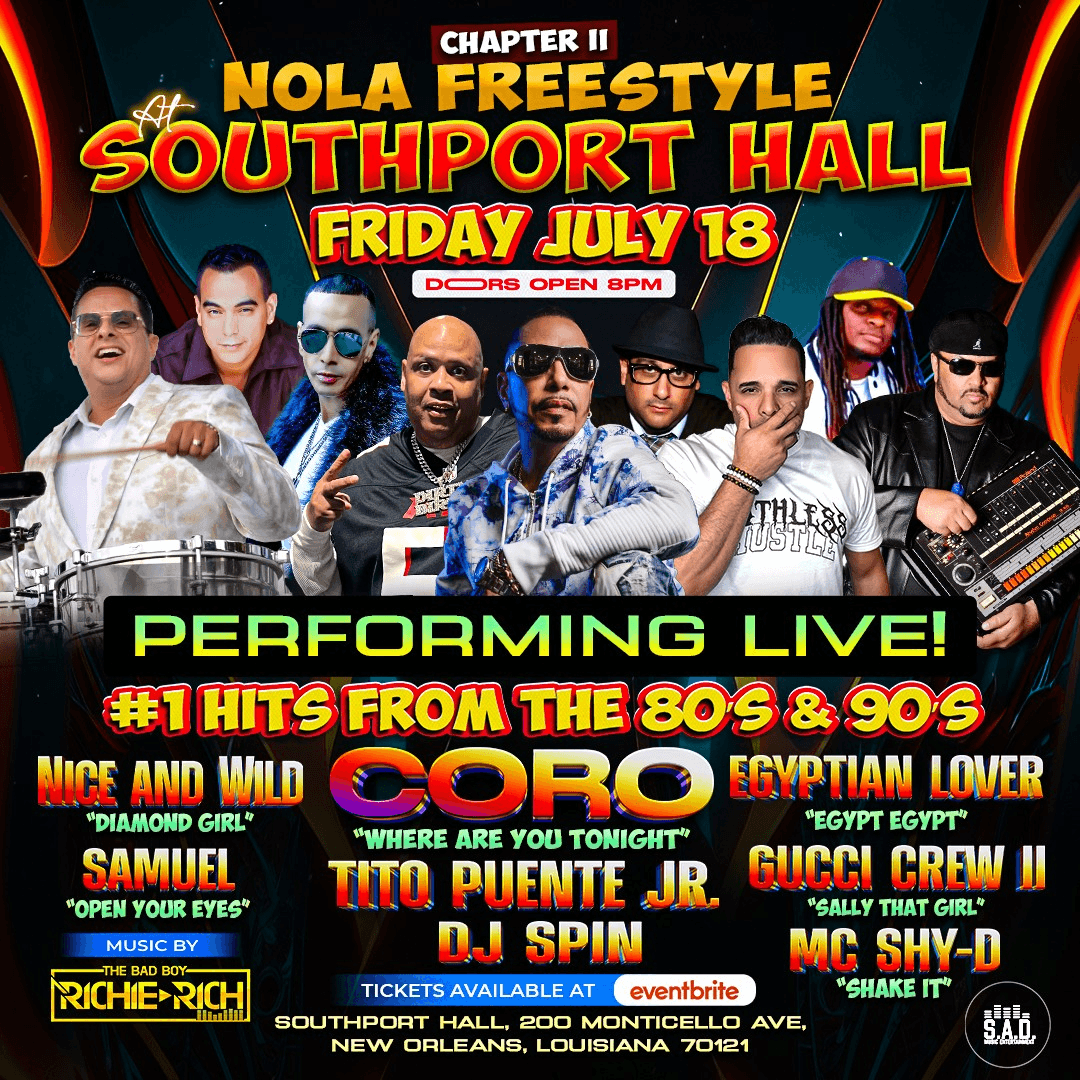 Cover art for TICKETS ON EVENTBRITE - NOT HERE!!! NOLA FREESTYLE JULY 2025  event